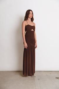 HUDSON DRESS ESPRESSO (PRE ORDER)