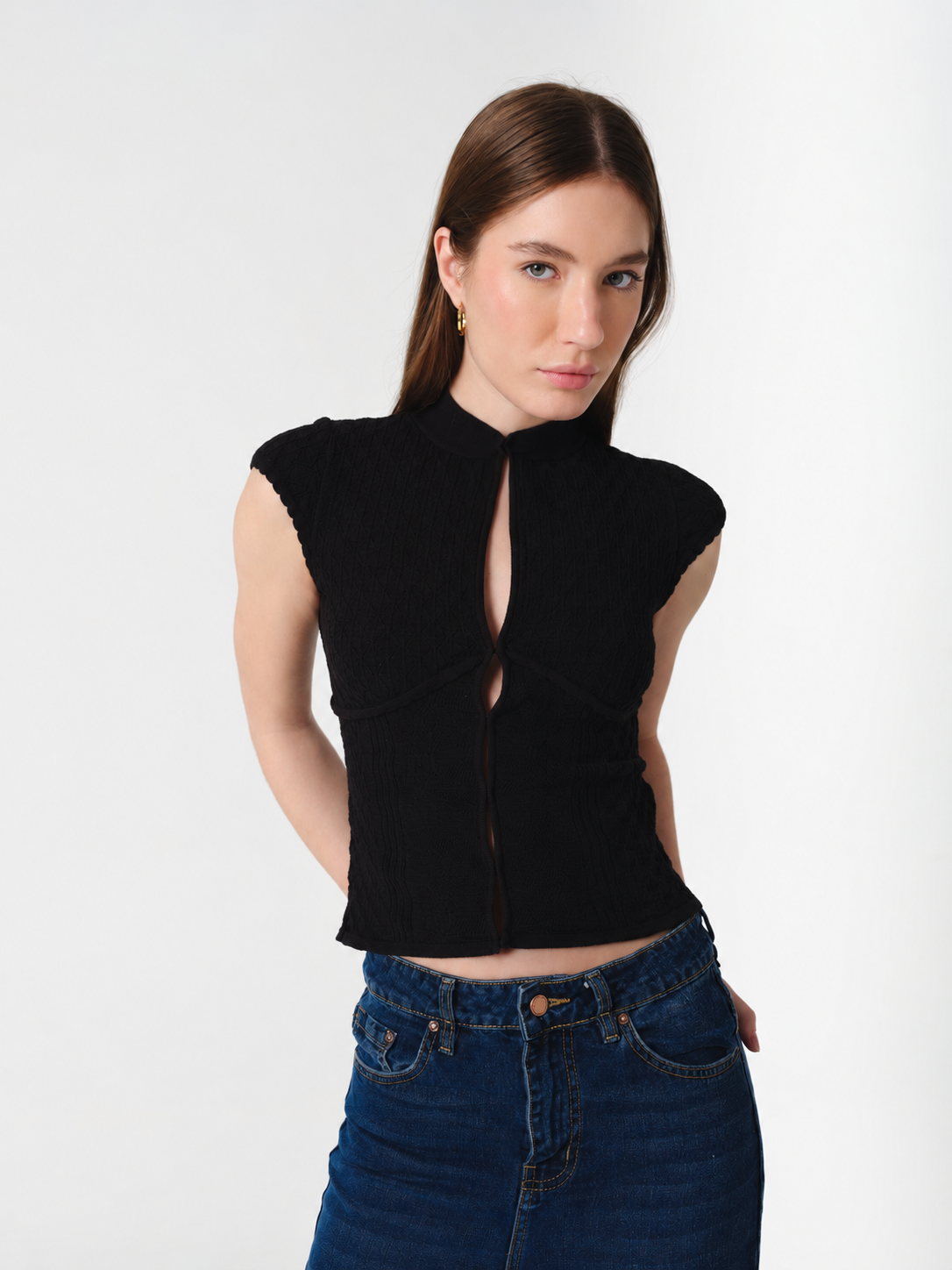 NIA TOP BLACK