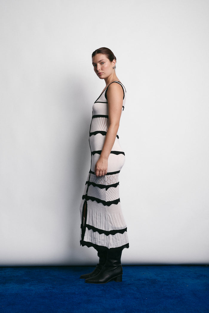 BOBBI DRESS ECRU