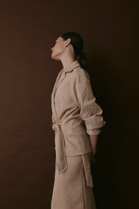 HALL SHIRT MACADAMIA