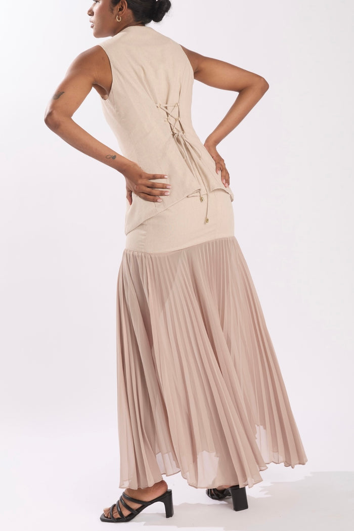 KENNEDY SKIRT MACADAMIA