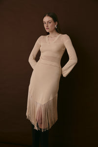 MERCER DRESS MACADAMIA
