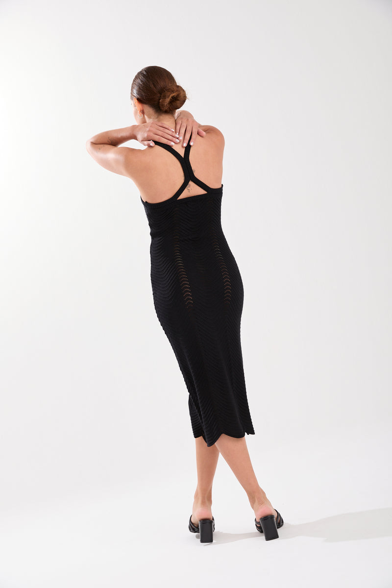 CASABLANCA DRESS BLACK