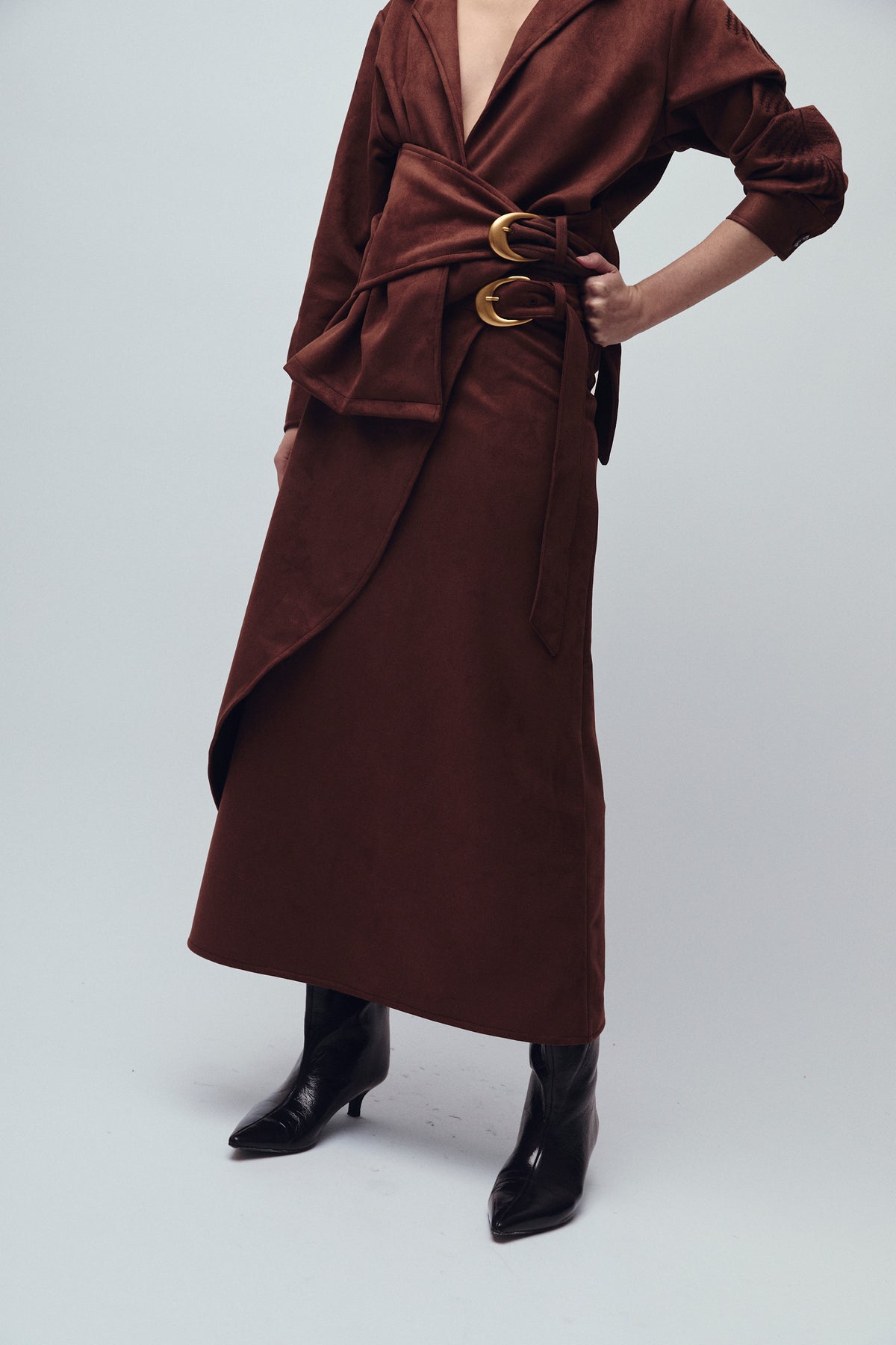 HALL SKIRT ESPRESSO
