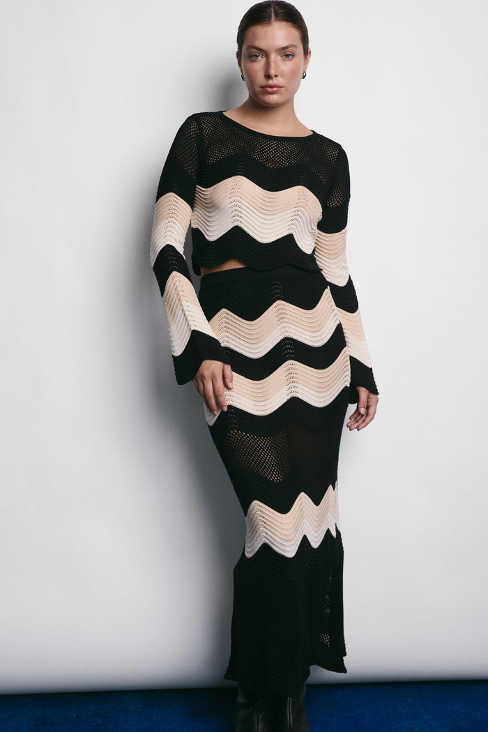 PORTO SKIRT BLACK (PRE ORDER)