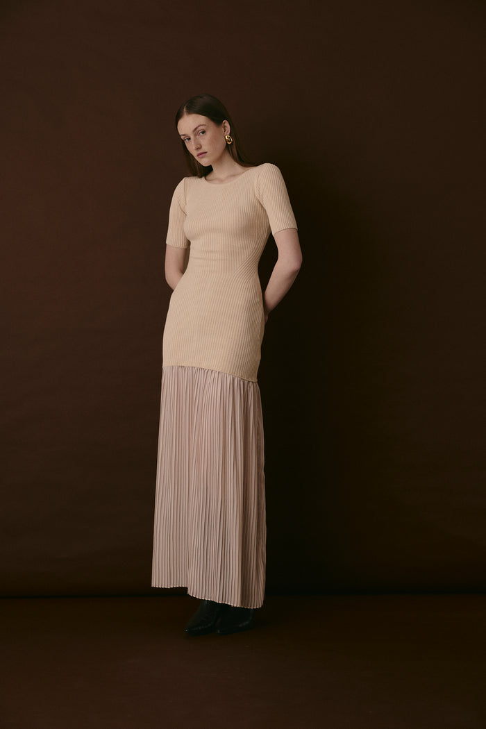 CAMERON DRESS MACADAMIA