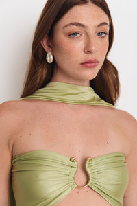 MAGGIE DRESS MATCHA