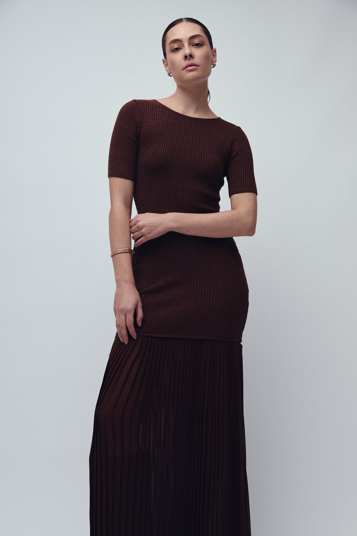 CAMERON DRESS ESPRESSO