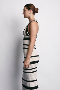 MORGAN DRESS ECRU