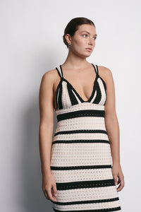MORGAN DRESS ECRU