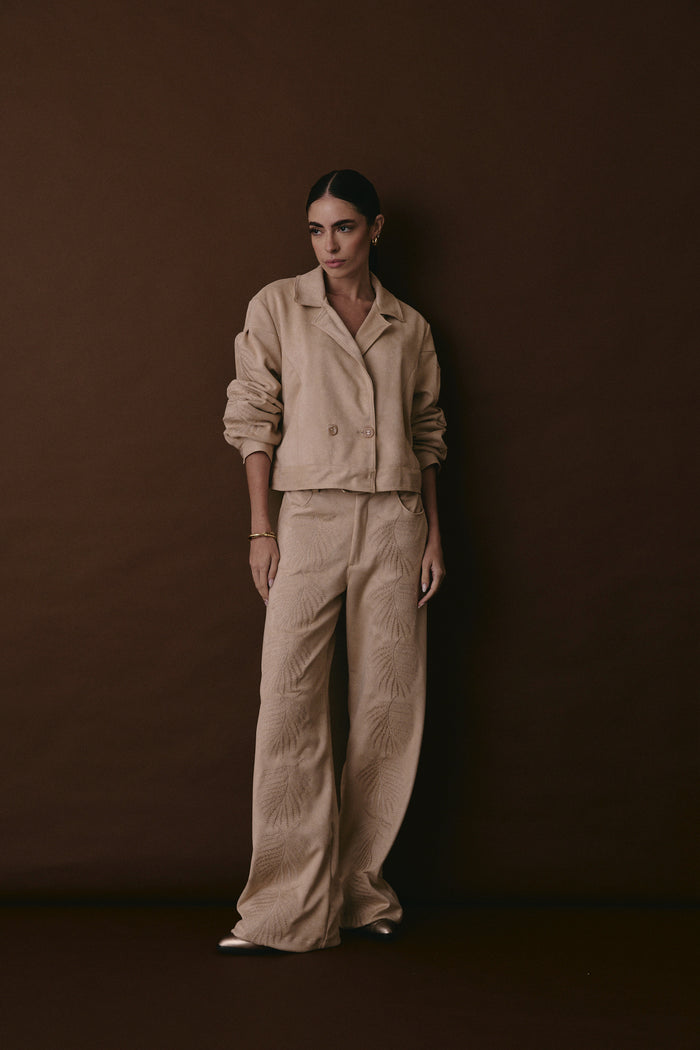LOMBARD JACKET MACADAMIA