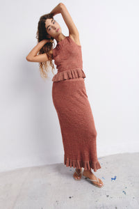 ASTURIAS SKIRT COPPER