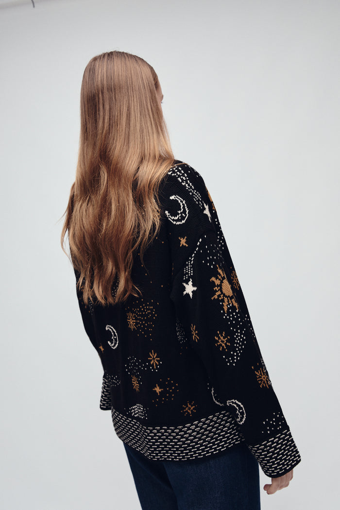 WINSTON CARDIGAN BLACK