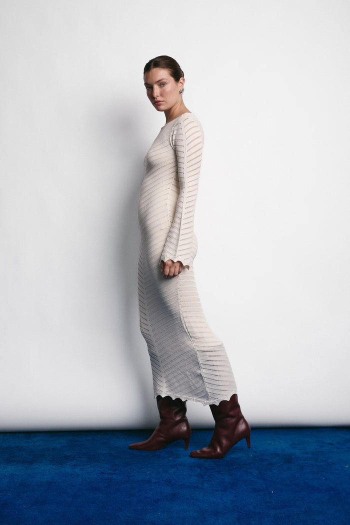 MARGARET DRESS ECRU