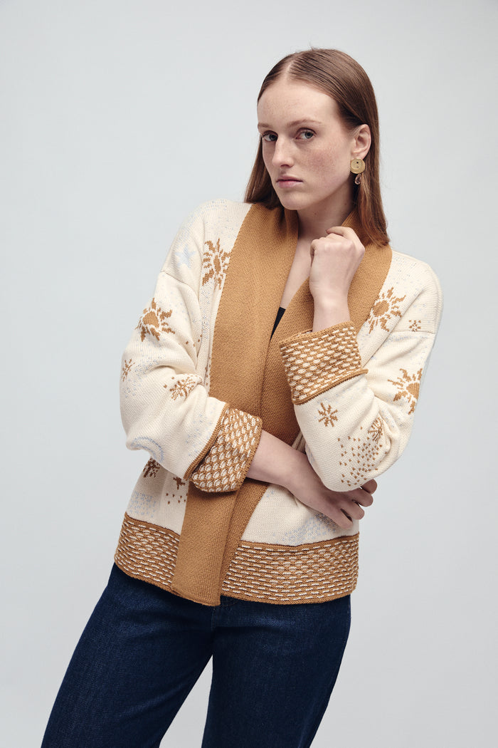 WINSTON CARDIGAN ECRU