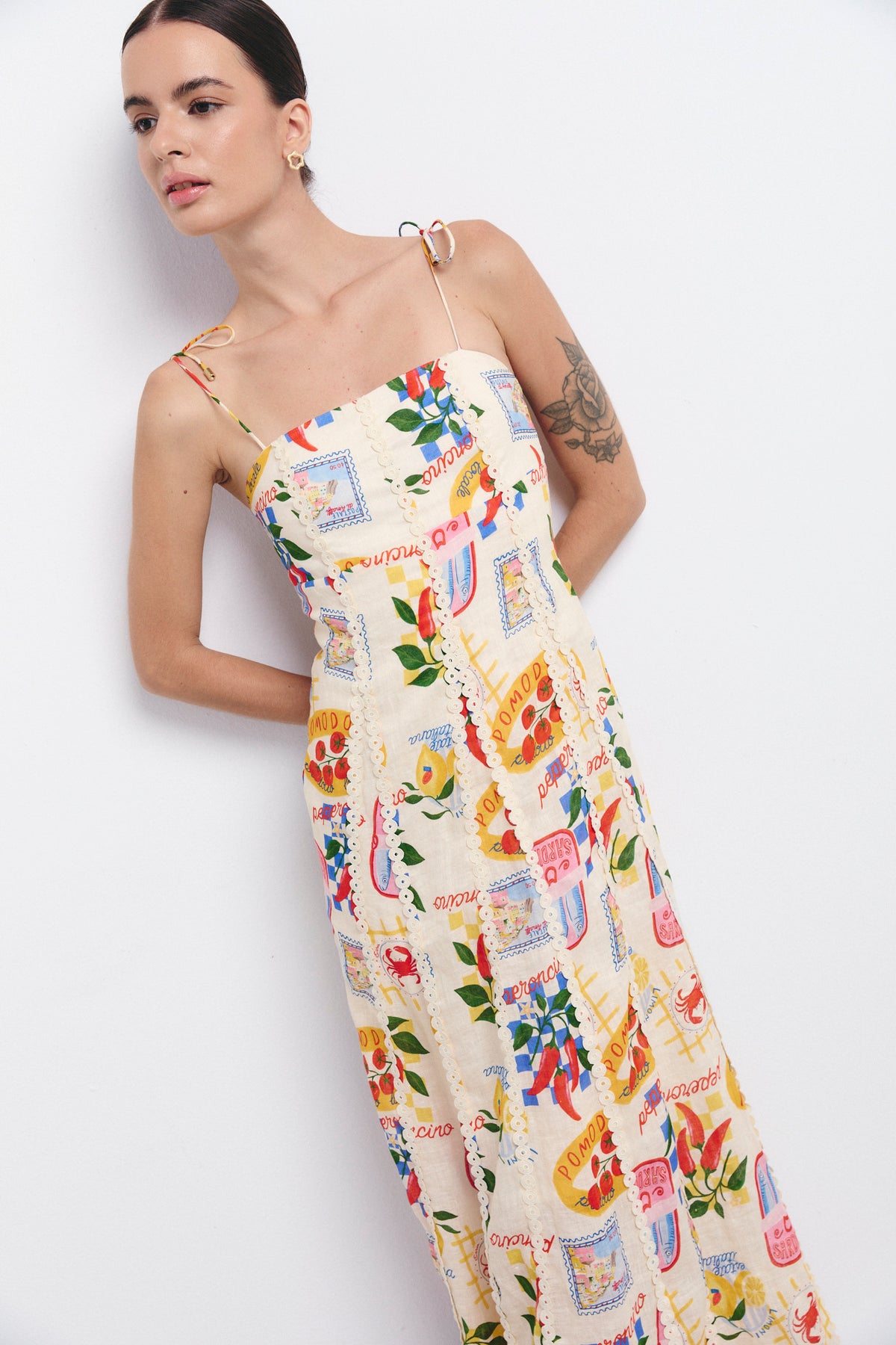 LORENZA DRESS PEPERONCINO