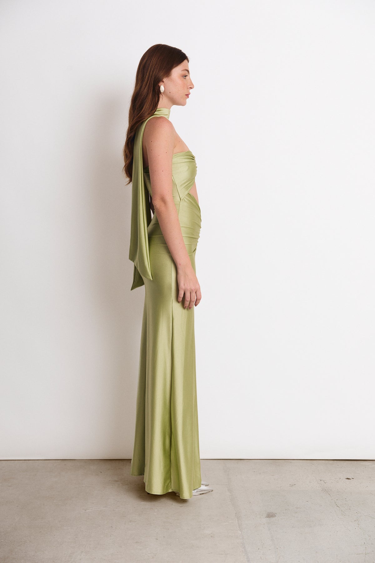 MAGGIE DRESS MATCHA