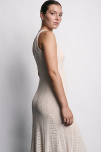 HELENA DRESS ECRU