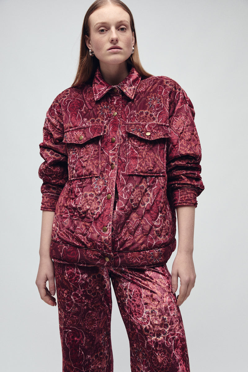 WEMBLEY JACKET ORACLES MERLOT