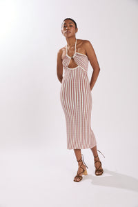 MARGOT DRESS BURNISHED LILAC