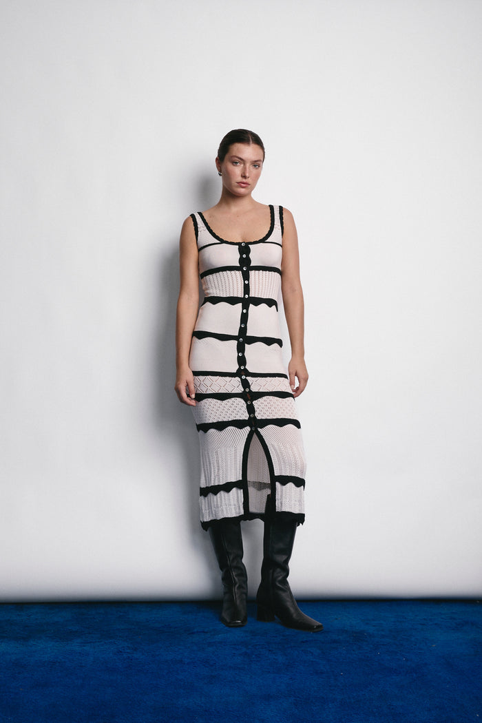 BOBBI DRESS ECRU