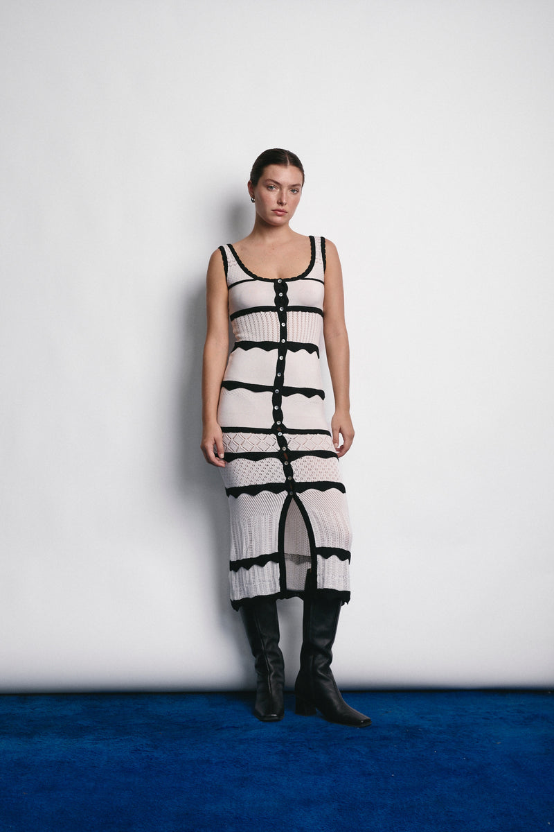 BOBBI DRESS ECRU
