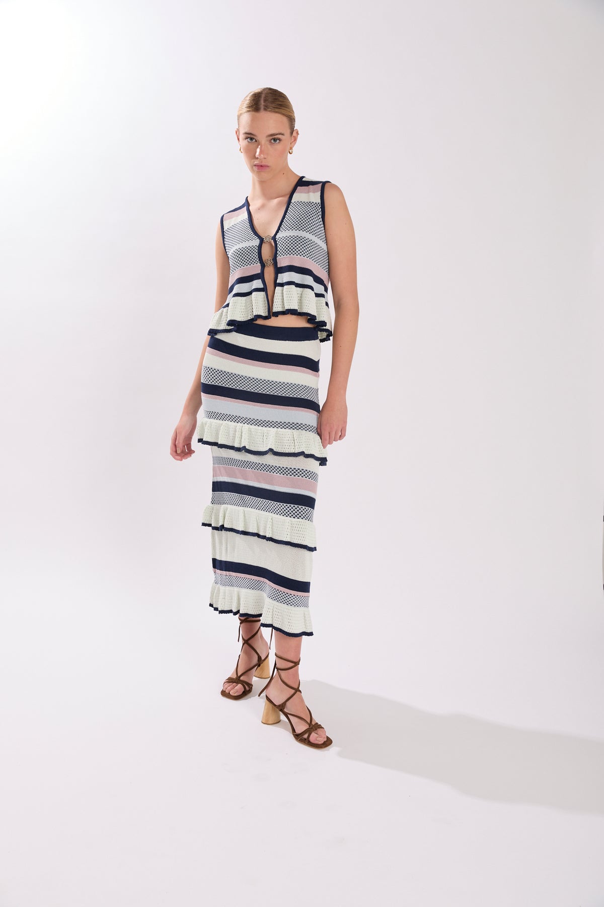 HAZARD SKIRT LIGHTEST SKY