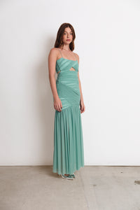 HUDSON DRESS AQUA (PRE ORDER)