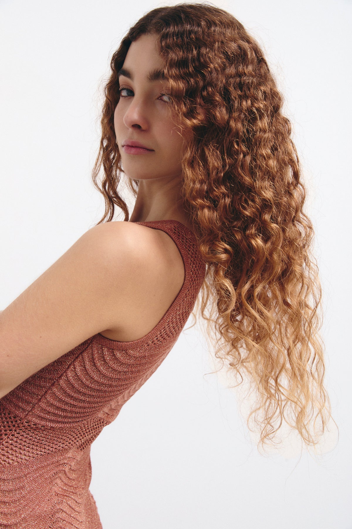 SICILIA DRESS COPPER