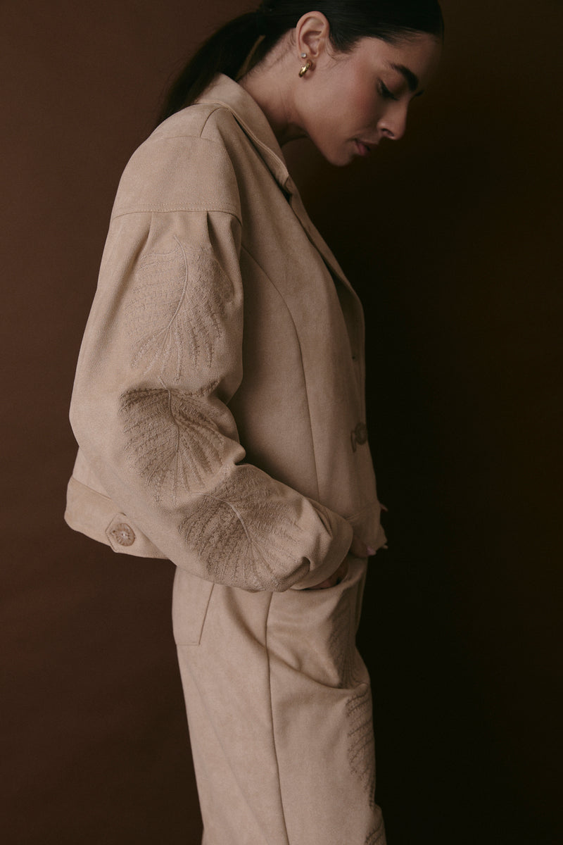 LOMBARD JACKET MACADAMIA