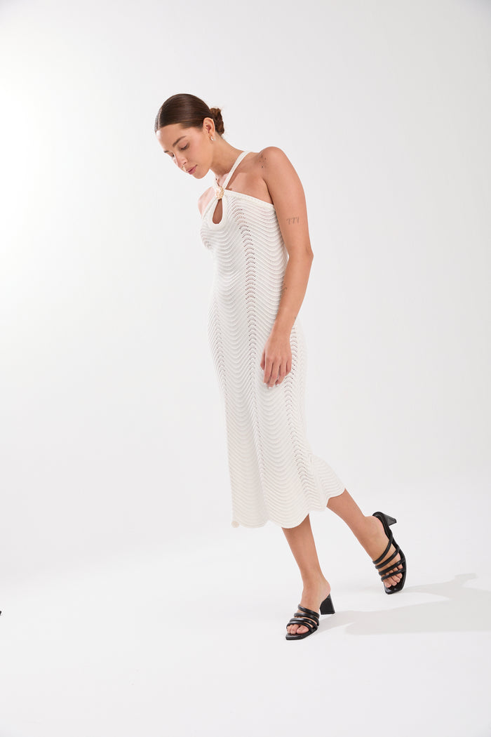 CASABLANCA DRESS IVORY
