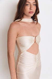 MAGGIE DRESS IVORY