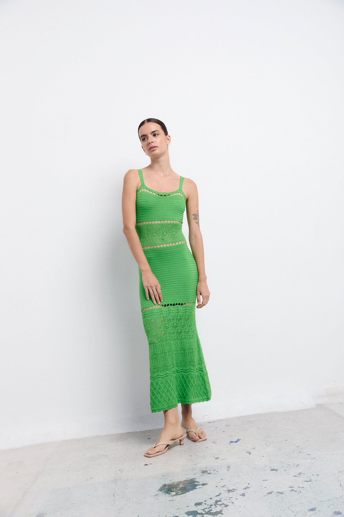 AZZURI DRESS CLASSIC GREEN