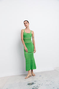 AZZURI DRESS CLASSIC GREEN