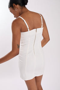 VIPER DRESS IVORY