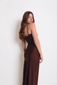 DEMI DRESS ESPRESSO