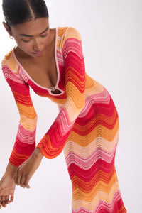 FARRAH DRESS CHERRY TOMATO