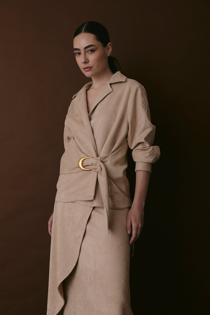 HALL SHIRT MACADAMIA