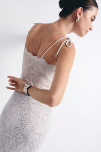 PALMI DRESS SILVER