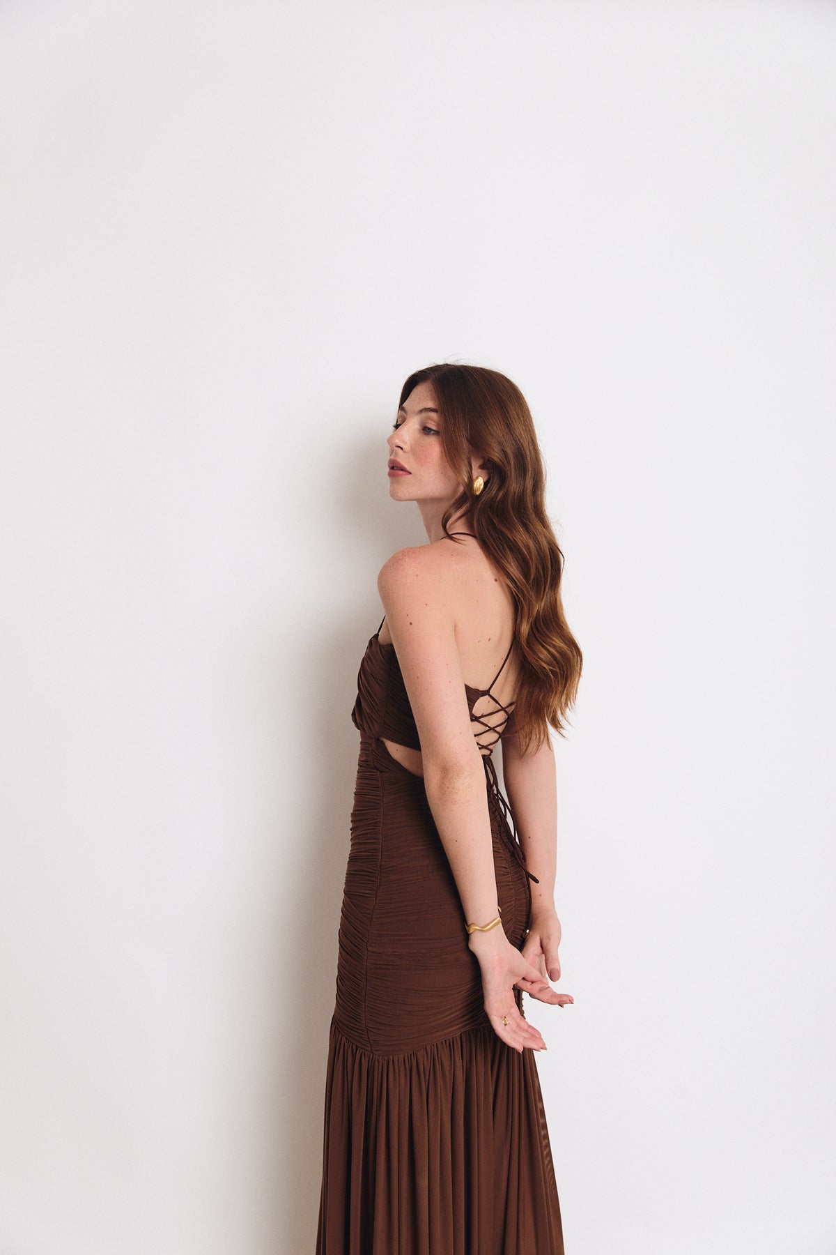 HUDSON DRESS ESPRESSO (PRE ORDER)