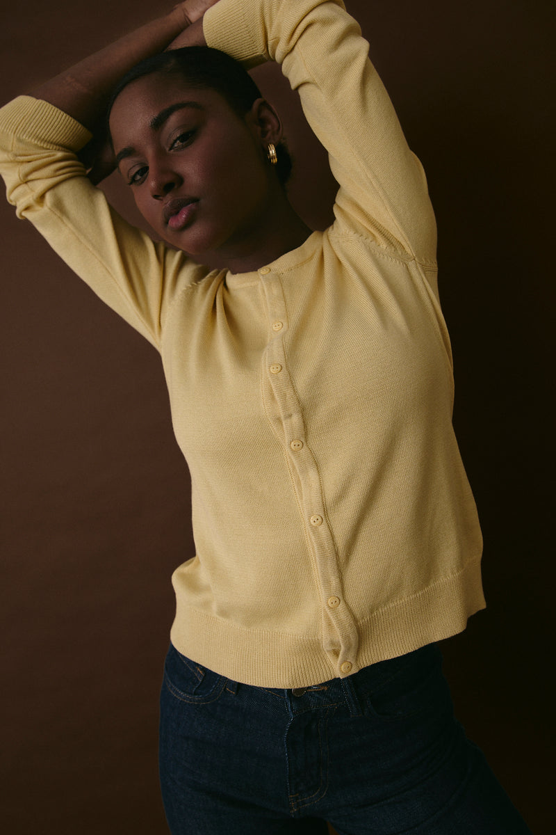 CREW NECK SWEATER SUNLIGHT