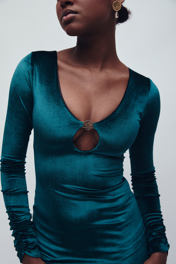PALACE DRESS EMERALD