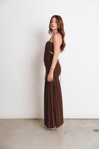 HUDSON DRESS ESPRESSO (PRE ORDER)
