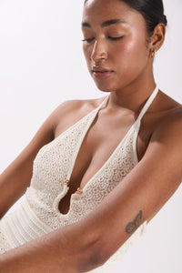 BEVERLY DRESS IVORY