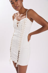 VIPER DRESS IVORY