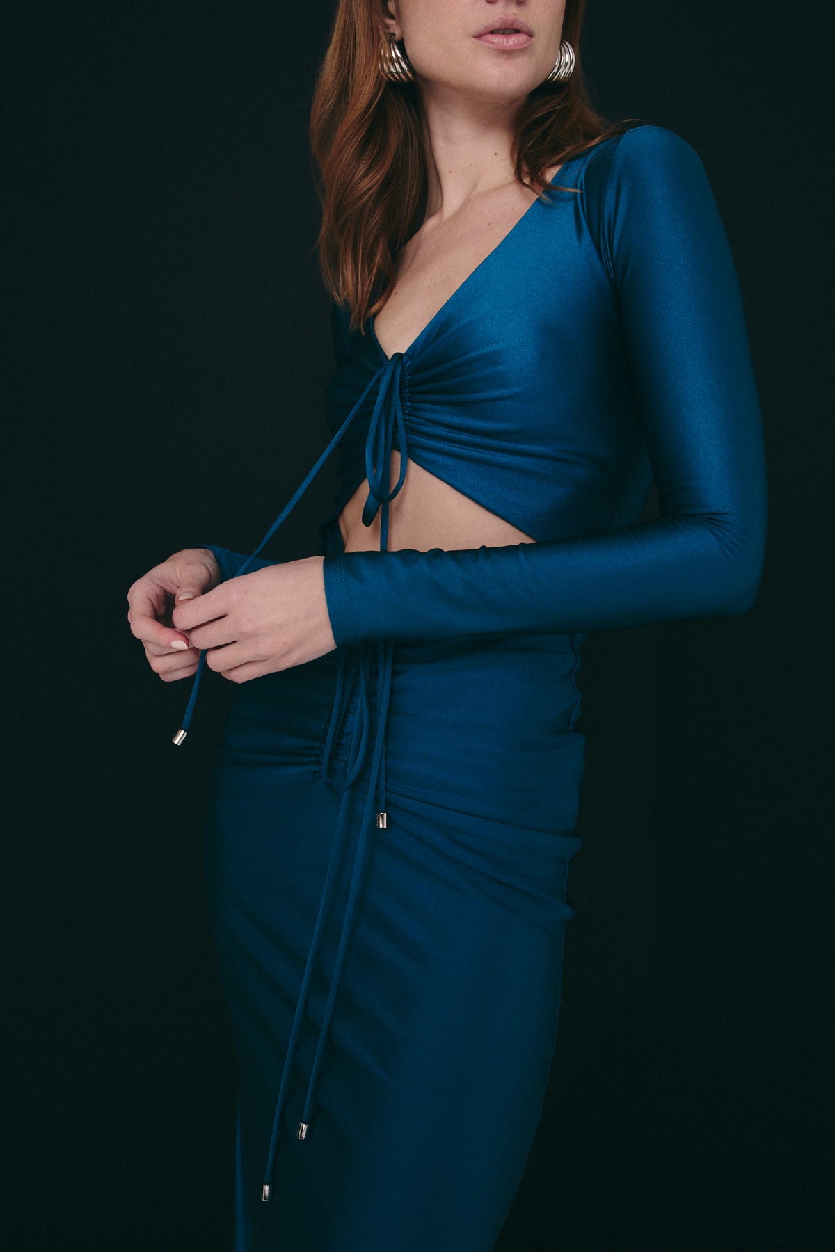 ABU DHABI DRESS TEAL