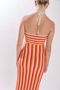 MARGOT DRESS ORANGE OCHRE