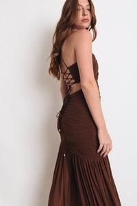 HUDSON DRESS ESPRESSO (PRE ORDER)