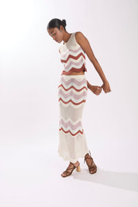 LOREN SKIRT ECRU