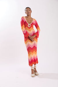 FARRAH DRESS CHERRY TOMATO